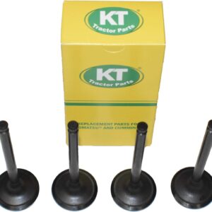 New KT Intake valve (set of 4) 12390011100 FITS Yanmar 4TNE106D/T | Aftermarket Replacement