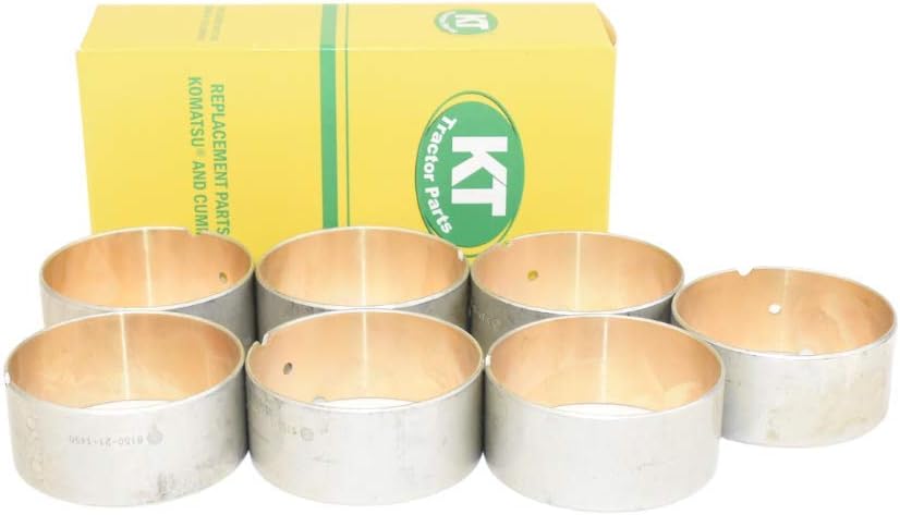 New Camshaft Bushing 6150-21-1490 (Set of 7 bushings) for Komatsu S6D125 SAA6D12 | Aftermarket Replacement