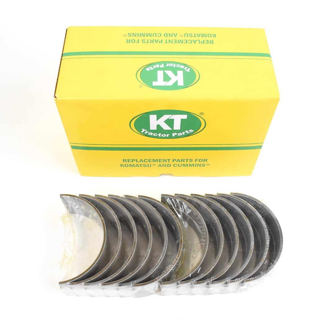 Connecting Rod Bearing Set 6151-38-3040 for Komatsu S6D125 SA6D125 (.50 mm) | Aftermarket Replacement - Image 2